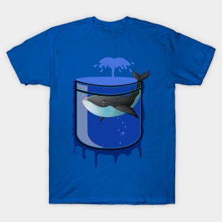 Pocket aquarium - whale T-Shirt